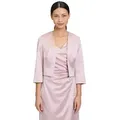 Vera Mont Bolerojacke Vera Mont Bolero-Jacke mit Kellerfalten rosa 38