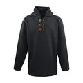 Lavecchia Herren Kapuzen Hoodie LV-605 (Anthrazit-Grey, 8XL)