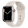Apple Watch Series 7 41 mm Aluminiumgehäuse polarstern am Sportarmband polarstern [Wi-Fi + Cellular]