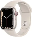 Apple Watch Series 7 [GPS + Cellular, inkl. Sportarmband polarstern] 41mm Alum A