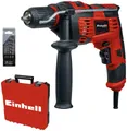 Einhell Schlagbohrmaschine TC-ID 720/1 E Kit, (Set, 3-tlg), inkl. Koffer für universelle Aufbewahrung von Werkzeug und Zubehör