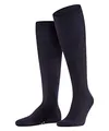 FALKE Herren Kniestrümpfe Airport M Kh Wolle Baumwolle lang einfarbig 1 Paar, Blau Dark Navy 6370, 49-50