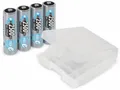 ANSMANN NiMH-Mignon-Akku, maxE, 2500 mAh, 4 Stück, mit Batterienbox 5035442