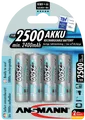 ANS MAXE 4XAA-2 - maxE, NiMh Akku, AA (Mignon), 2500 mAh, 4er-Pack