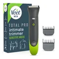 Veet Men Intimate Trimmer - Intimrasierer für Männer - Intim- und Körperrasierer für Intimbereich, Gesicht, Achseln & Oberkörper - Wasserfester Herren Haartrimmer & Rasierer, Packaging May Vary