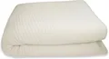 Visco-Matratze Matratzenbezug 90x200 – 10 cm – Weiß – Reißverschluss – Waschbar, Best for You
