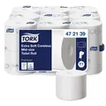 Tork 472139 Premium extra weiches hülsenloses Midi Toilettenpapier T7 3-lagig 63,3 Meter 1 Pack = 18 Rollen