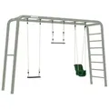 BERG PlayBase Large TL Grün inkl. Trapez, Baby- und Gummischaukelsitz