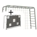 BERG PlayBase Large TL Grün inkl. Kletternetz und Torwand