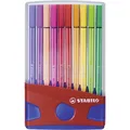 Premium Filzstift STABILO Pen 68 ColorParade 20er Tischset Fasermaler Etui