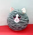 Ty Squish-a-Boo's, "Kiki", Katze, ca 20 cm, grau gestreift Kuschelkissen