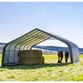 Shelter Logic Weidezelt "Run-In-Shed" Weideunterstand, 730 x 670 x 380 cm,grün,49,64 m2