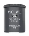 WO-WE Holzfarbe Holzlack Wetterschutzfarbe Außen & Innen - Reinweiß RAL 9010-750 ml