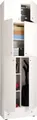 VCM Mehrzweckschrank Holz Besenschrank Staubsauger Putzschrank Lona SA