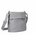 Zwei Damen Handtasche Mademoiselle.M M8 Crossbody Bag 3 L Umhängetasche aus Kunstleder mit Geheimfach & Hauptfach mit Reißverschluss, inkl. kurzem & langen abnehmbaren Schultergurt (canvas-grey)