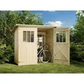Alpholz Gerätehaus Zimowit 14 Gerätehaus Aus Holz, Geräteschrank Mit 14 Mm Wandstärke, Gartenhaus Mit Montagematerial