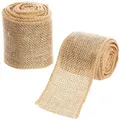 Großpackung Geschenkband Jute (pro Set 2) Bastelbedarf Natumaterialien