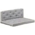 Garten-palettensofa 2-sitzer Grau Holz - Vidaxl