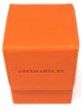 Docsmagic.de Premium Magnetic Flip Box (100) Orange + Deck Divider - MTG - PKM -