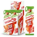 HIGH5 Energy Gels – Quick Release Sport Gels zur Kraftversorgung der Muskeln für Höchstleistung – Natürlicher Fruchtsaft & Koffeinfrei – Unterwegs Energieschub für Laufen, Radfahren und Ausdauer