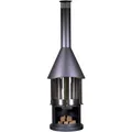 BUSCHBECK Grillkamin "Melbourne", BxHxT: 65 x 230 x 65 cm - grau