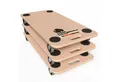 BigDean Schwerlastrolle 3 Materialtransporter 250kg Schwerlast Möbelroller, (Set, 3-St., Möbelroller), Möbelhund, Möbelroller, MDF-Natur, Antirutschpads, Sanfte TPE-Rollen