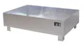 Auffangwanne BAUER WO-2/200, Stahl, unterfahrbar, feuerverzinkt, B 1200 x T 800 x H 360 mm 460673