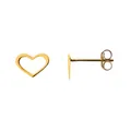 Xenox Ohrstecker Ohrringe Damen Offenes Herz 585 Gelbgold XG14K4011GN