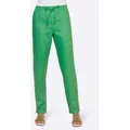 heine Jerseyhose Leinenhose Innenbeinlänge ca. 77 cm grün 40