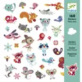 Djeco Sticker Kleine Freunde (160 Sticker) (DJ08842)