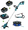 Makita DUR193Z Akku-Rasentrimmer DUR193 18V Set mit 2x Akku 5Ah und Ladegerät