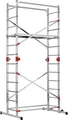 Hailo 9459-507 G60 Aluminium Montagegerüst Arbeitshöhe (max.): 4.3m Silber, Rot 31kg