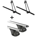 2x Fahrradträger ORION + Dachträger VDP kompatibel mit für Opel Astra H 3 Türer 2004-2011