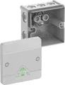 Abzweigkasten IP66 grau 87x87x52mm Kunststoff wasserdicht quadratisch