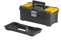 Kunststoffbox Essential, 12,5" (schwarz/gelb, mit Organizer u. Metallschließen)