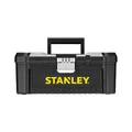 Stanley Werkzeugbox/Werkzeugkoffer (12.5", 32x18.8x13.2cm, Werkzeugkasten mit Metallschließen, Organizer für Kleinteile und Zubehör, entnehmbare Trage) STST1-75515