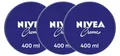 NIVEA Pflegecreme in der Dose 3 x 400ml