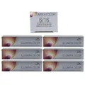 Wella Illumina 6 x 60 ml 6/16 dunkelblond asch violett Set