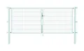 Alberts 646875 Doppeltor Flexo mit Zubehör | verschiedene Breiten und Höhen | feuerverzinkt | Breite 300 cm | Höhe 120 cm