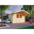 KIEHN-HOLZ Gartenhaus "44-001", BxT: 300x300 cm, unbehandelte Fichte - beige