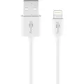 USB 2.0 Adapterkabel, USB-A Stecker > Lightning Stecker weiß, 1 Meter