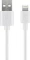 Lightning/USB-A Lade- und Synchronisationskabel 1m weiß (54600)