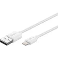 Goobay Lightning auf USB 1m Weiß Apple MFI zertifiziert / Sync- / Ladekabel / Datenkabel