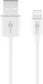 Goobay Lightning USB Lade- und Synchronisationskabel MFi Kabel für Apple iPhone/iPad Weiß