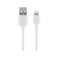 Goobay 54600 Lightningkabel 1m / Apple Lightning auf USB A Ladekabel / Highspeed 480 Mbits / Aufladekabel Handyladekabel iPad iPhone AirPods / Weiß / 1m