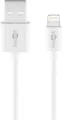 Goobay 54600 USB Lade- und Synchronisationskabel, 1 m, Weiß - MFi Kabel für Appl