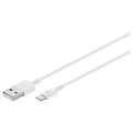 goobay USB 2.0 A/Lightning Kabel 1,0 m weiß, 1 St.