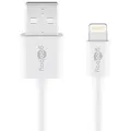 Goobay USB-lightning laadkabel 1m wit - 9550380