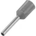 TRU COMPONENTS 1091280 Aderendhülse 0.75 mm² Teilisoliert Grau 100 St.