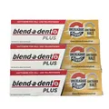 3x Blend-a-dent PLUS Haftcreme Unschlagbare Bisskraft geschmacksneutral (3x40g)